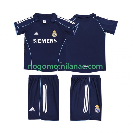 Dres Real Madrid 2005 Retro Gostujući 2006 Kratkih Rukava - Dječji