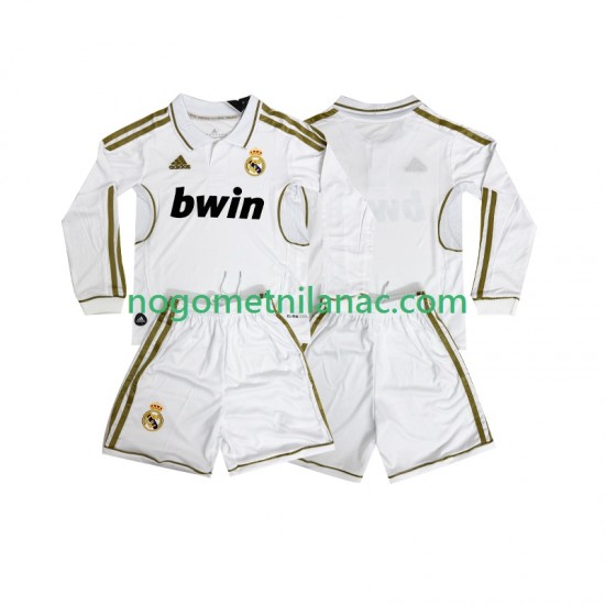 Dres Real Madrid 2012 Retro Domaći 2011 Dugim Rukavima - Dječji