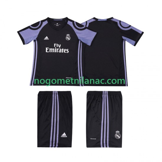 Dres Real Madrid 2016 2017 Retro Treći Kratkih Rukava - Dječji