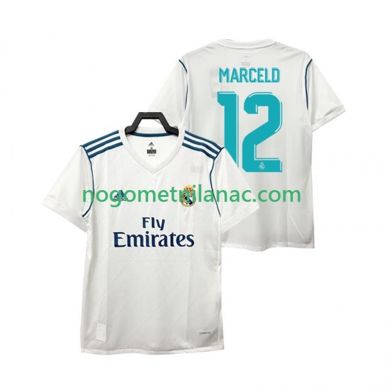 Dres Real Madrid MARCELD 12 2017 2018 Retro Domaći Kratkih Rukava - Muški