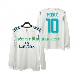 Dres Real Madrid Modrić 10 2017 2018 Retro Domaći Dugim Rukavima - Muški Dres Real Madrid Modrić 10 2017 2018 Retro Domaći Dugim Rukavima - Muški