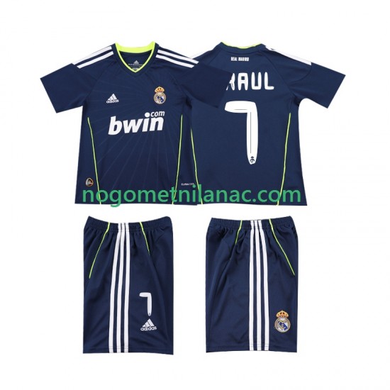 Dres Real Madrid PAUL 7 Retro Gostujući 2011 2010 Kratkih Rukava - Dječji