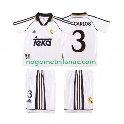 Dres Real Madrid R CARLOS 3 2000 Retro Domaći 1998 Kratkih Rukava - Dječji Dres Real Madrid R CARLOS 3 2000 Retro Domaći 1998 Kratkih Rukava - Dječji