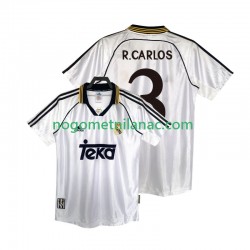 Dres Real Madrid R.CARLOS 3 2000 Retro Domaći 1998 Kratkih Rukava - Muški Dres Real Madrid R.CARLOS 3 2000 Retro Domaći 1998 Kratkih Rukava - Muški