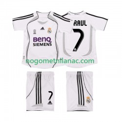 Dres Real Madrid RAUL 7 2007 Retro Domaći 2006 Kratkih Rukava - Dječji Dres Real Madrid RAUL 7 2007 Retro Domaći 2006 Kratkih Rukava - Dječji