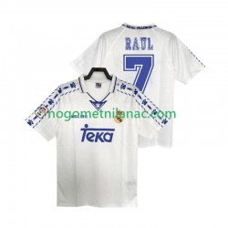 Dres Real Madrid RAUL 7 1996 1997 Retro Domaći Kratkih Rukava - Muški Dres Real Madrid RAUL 7 1996 1997 Retro Domaći Kratkih Rukava - Muški