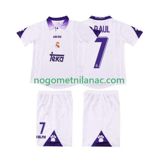 Dres Real Madrid RAUL 7 1997 Retro Domaći 1998 Kratkih Rukava - Dječji