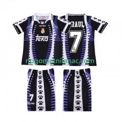 Dres Real Madrid RAUL 7 1997 Retro Treći 1998 Kratkih Rukava - Dječji Dres Real Madrid RAUL 7 1997 Retro Treći 1998 Kratkih Rukava - Dječji
