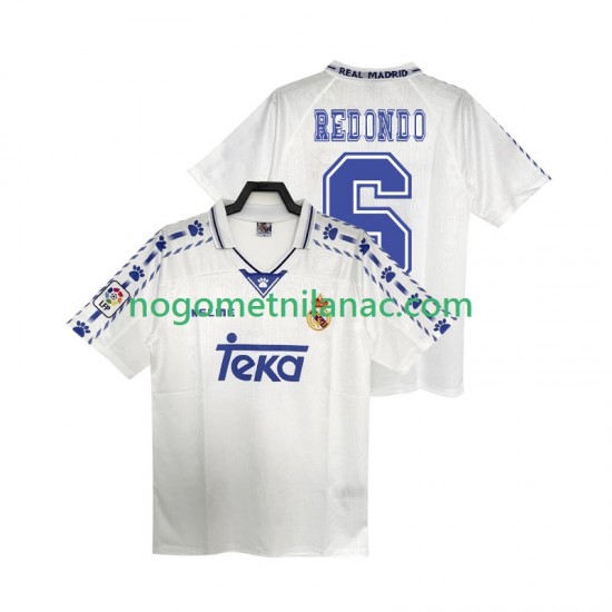 Dres Real Madrid REDONDO 6 1996 1997 Retro Domaći Kratkih Rukava - Muški