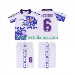 Dres Real Madrid REDONDO 6 1996 1997 Retro Treći Kratkih Rukava - Dječji Dres Real Madrid REDONDO 6 1996 1997 Retro Treći Kratkih Rukava - Dječji