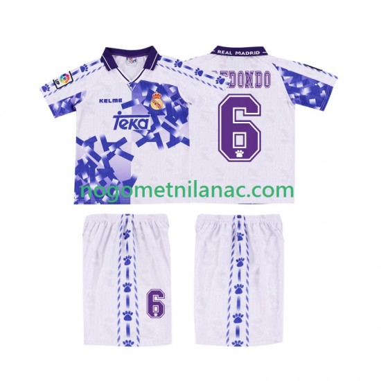 Dres Real Madrid REDONDO 6 1996 1997 Retro Treći Kratkih Rukava - Dječji