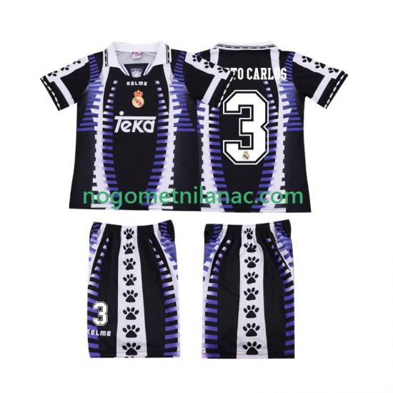 Dres Real Madrid ROBERTO CARLOS 3 1997 Retro Treći 1998 Kratkih Rukava - Dječji