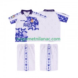 Dres Real Madrid 1996 1997 Retro Treći Kratkih Rukava - Dječji