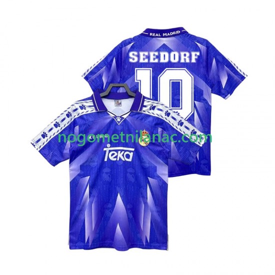 Dres Real Madrid SEEDORF 10 1996 1997 Retro Gostujući Kratkih Rukava - Muški
