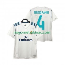 Dres Real Madrid SERGIO RAMOS 4 2017 2018 Retro Domaći Kratkih Rukava - Muški