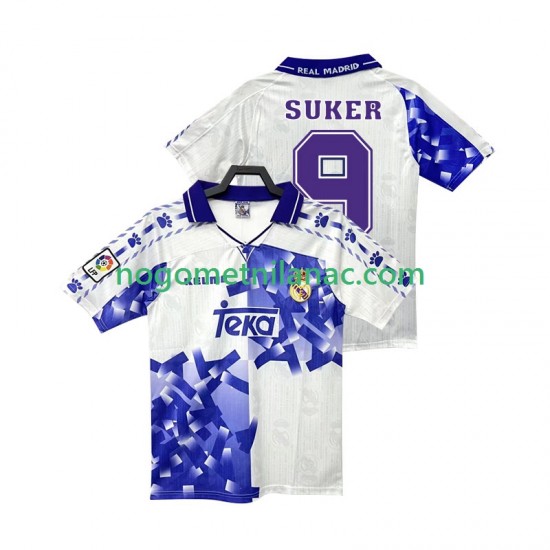 Dres Real Madrid SUKER 9 1996 1997 Retro Treći Kratkih Rukava - Muški
