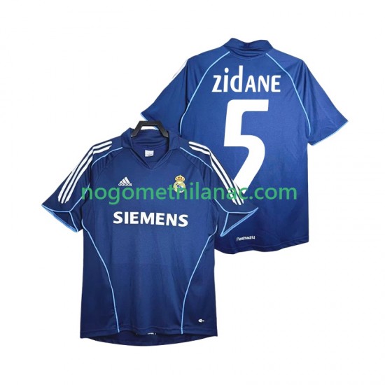 Dres Real Madrid Zidane 5 2005 Retro Gostujući 2006 Kratkih Rukava - Muški
