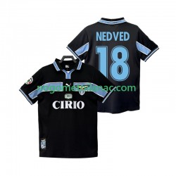 Dres SS Lazio NEDVED 18 Retro Gostujući 1998 1999 Kratkih Rukava - Muški Dres SS Lazio NEDVED 18 Retro Gostujući 1998 1999 Kratkih Rukava - Muški