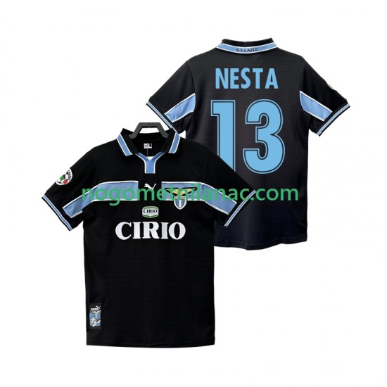 Dres SS Lazio NESTA 13 Retro Gostujući 1998 1999 Kratkih Rukava - Muški