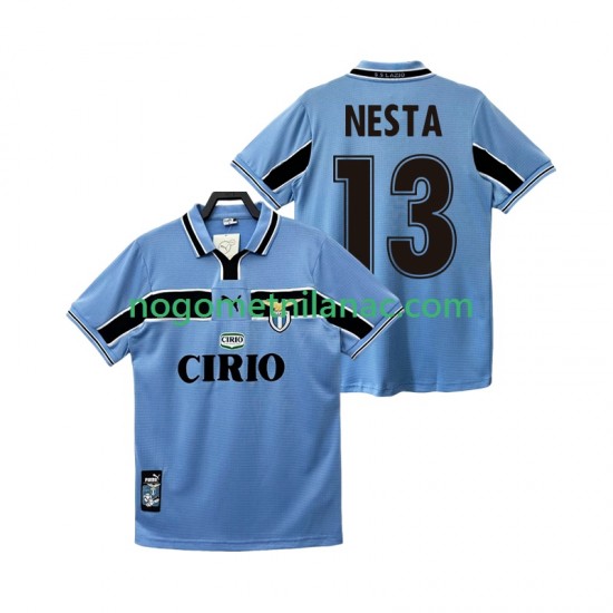 Dres SS Lazio NESTA 13 Retro Domaći 1998 1999 Kratkih Rukava - Muški