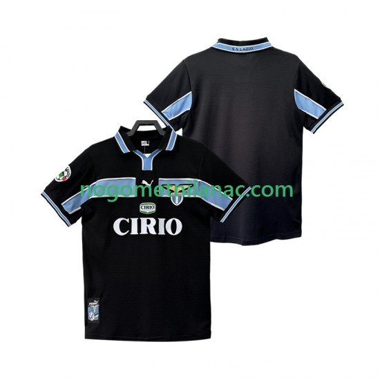 Dres SS Lazio Retro Gostujući 1998 1999 Kratkih Rukava - Muški