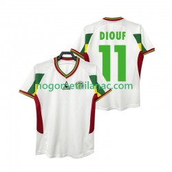 Dres Senegal DIOUF 11 Retro Domaći 2002 Kratkih Rukava - Muški