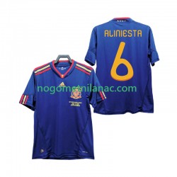 Dres Španjolska Andres Iniesta 6 Retro Gostujući 2010 Kratkih Rukava - Muški Dres Španjolska Andres Iniesta 6 Retro Gostujući 2010 Kratkih Rukava - Muški
