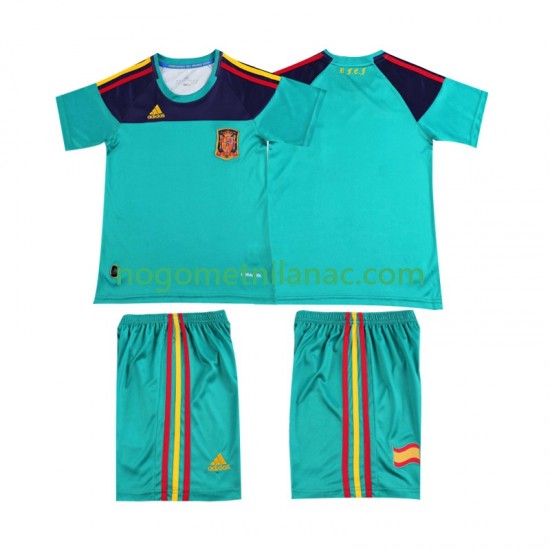 Golmanski Dres - Dres Španjolska Retro Domaći 2010 Kratkih Rukava - Dječji