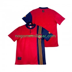 Dres Španjolska 1996 Retro Domaći Kratkih Rukava - Muški Dres Španjolska 1996 Retro Domaći Kratkih Rukava - Muški