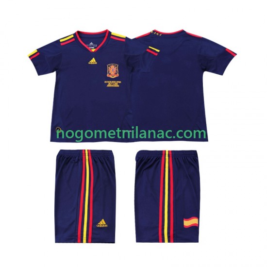 Dres Španjolska Retro Gostujući 2010 Kratkih Rukava - Dječji