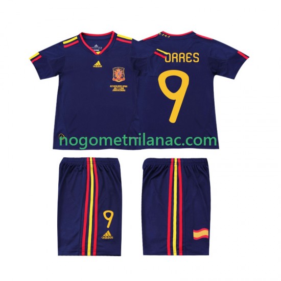 Dres Španjolska TORRES 9 Retro Gostujući 2010 Kratkih Rukava - Dječji