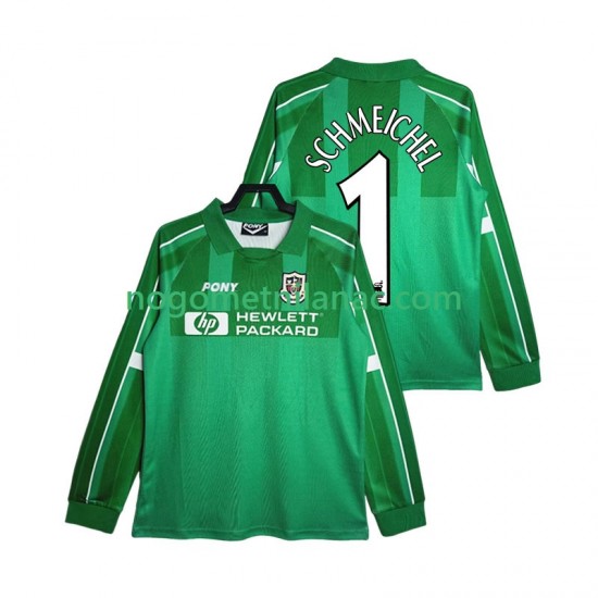 Golmanski Dres - Dres Tottenham Hotspur SCHMEICHEL 1 1997 Retro Domaći 1999 Dugim Rukavima - Muški