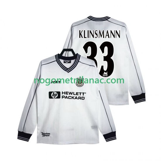 Dres Tottenham Hotspur KLINSMANN 33 1997 Retro Domaći 1999 Dugim Rukavima - Muški