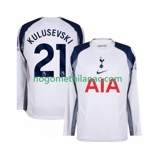 Dres Tottenham Hotspur Kulusevski 21 Domaći 2025-2026 Dugim Rukavima - Muški
