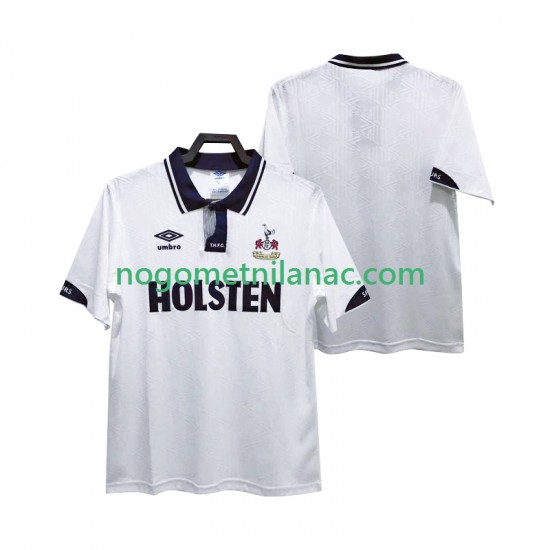 Dres Tottenham Hotspur 1991 1993 Retro Domaći Kratkih Rukava - Muški