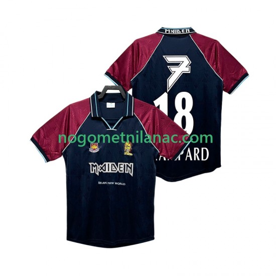 Dres West Ham United LAMPARD 18 Iron Maiden Retro Domaći 1999 Kratkih Rukava - Muški