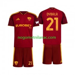 Dres Roma Paulo Dybala 21 Domaći 2026-2027 Kratkih Rukava - Dječji
