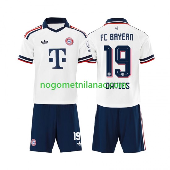 Dres FC Bayern München Alphonso Davies 19 Gostujući 2026-2027 Kratkih Rukava - Dječji