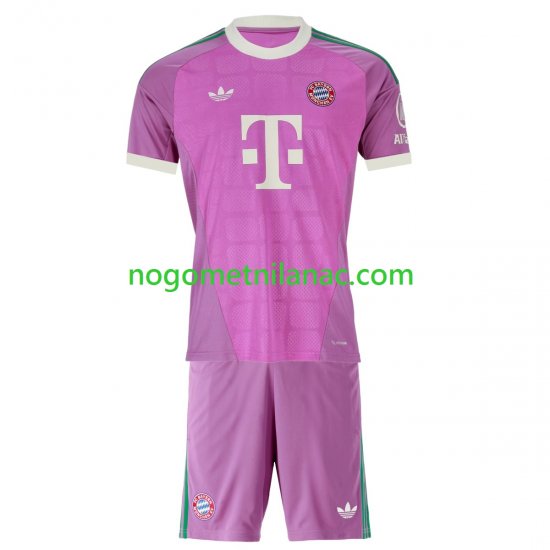Golmanski Dres - Dres FC Bayern München Treći 2026-2027 Kratkih Rukava - Dječji
