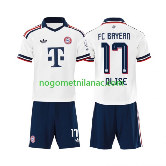 Dres FC Bayern München Michael Olise 17 Gostujući 2026-2027 Kratkih Rukava - Dječji