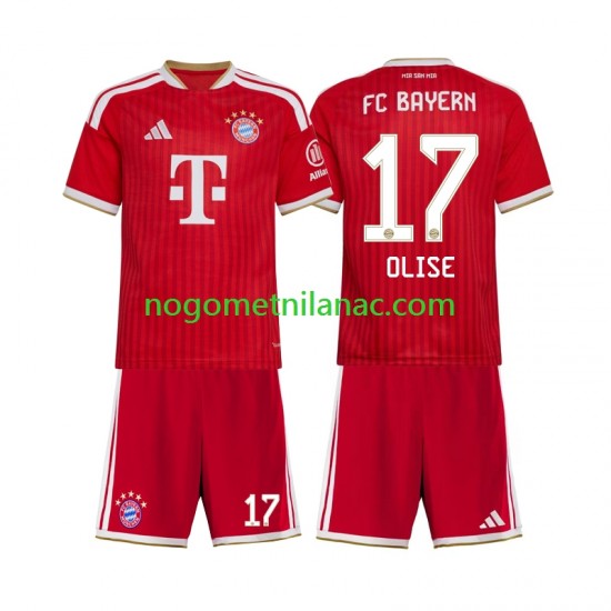 Dres FC Bayern München Michael Olise 17 Domaći 2026-2027 Kratkih Rukava - Dječji