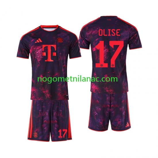 Dres FC Bayern München Michael Olise 17 Treći 2026-2027 Kratkih Rukava - Dječji