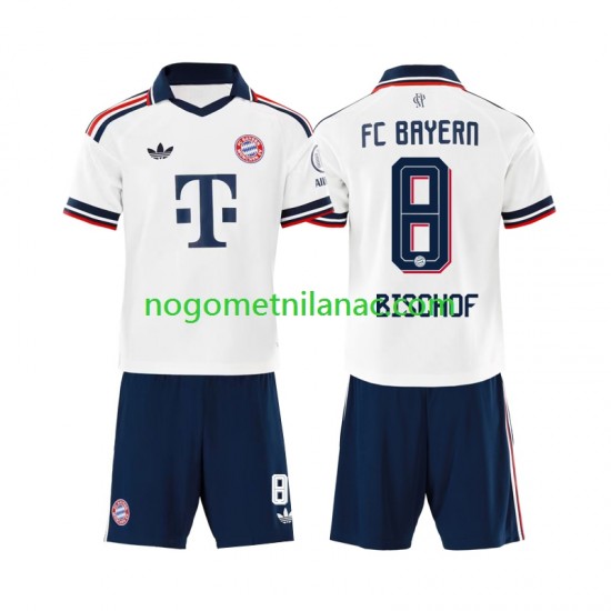 Dres FC Bayern München Tom Bischof 8 Gostujući 2026-2027 Kratkih Rukava - Dječji