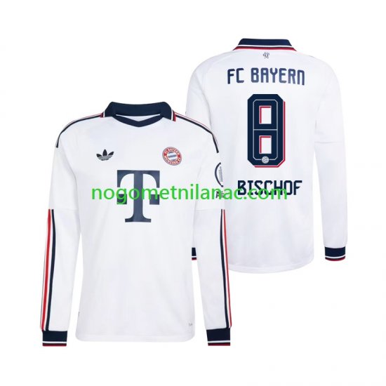 Dres FC Bayern München Tom Bischof 8 Gostujući 2026-2027 Dugim Rukavima - Muški