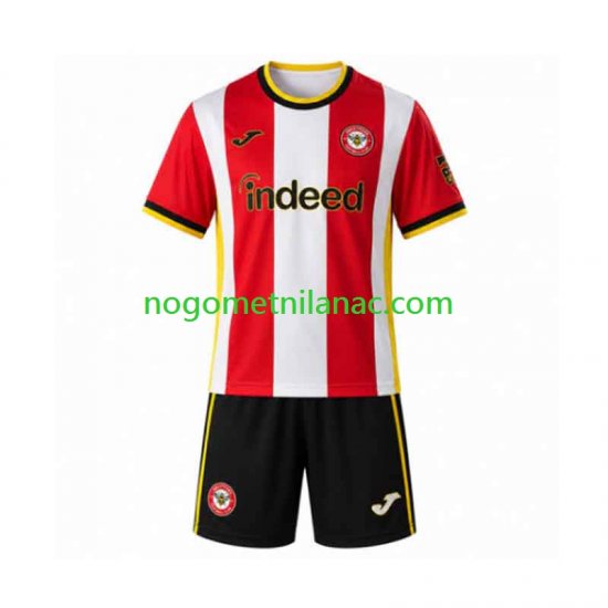 Dres Brentford Domaći 2026-2027 Kratkih Rukava - Dječji