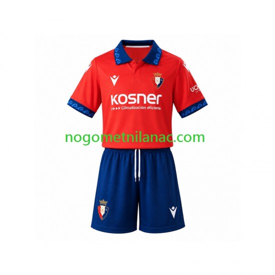 Dres CA Osasuna Domaći 2026-2027 Kratkih Rukava - Dječji
