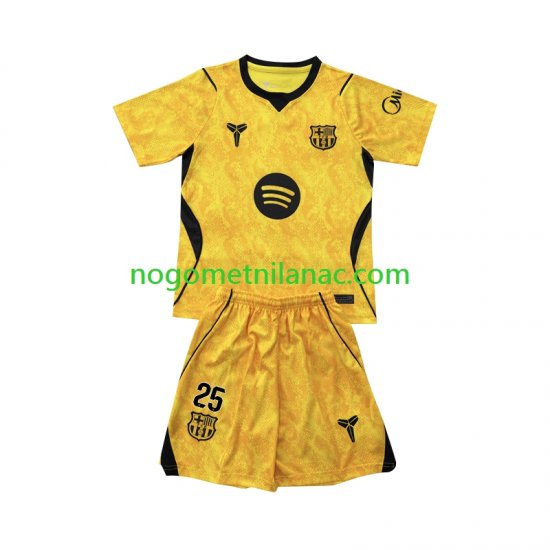 Golmanski Dres - Dres FC Barcelona Dominik Livakovic 25 Četvrti 2026-2027 Kratkih Rukava - Dječji