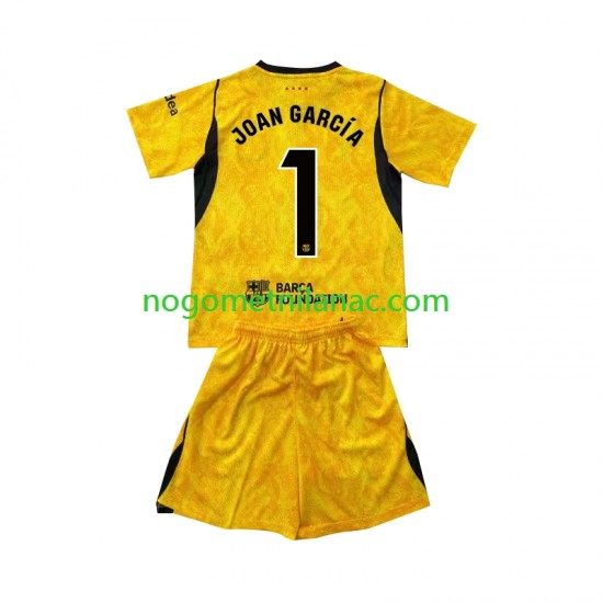 Golmanski Dres - Dres FC Barcelona Joan Garcia 1 Četvrti 2026-2027 Kratkih Rukava - Dječji