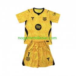 Golmanski Dres - Dres FC Barcelona Joan Garcia 1 Četvrti 2026-2027 Kratkih Rukava - Dječji