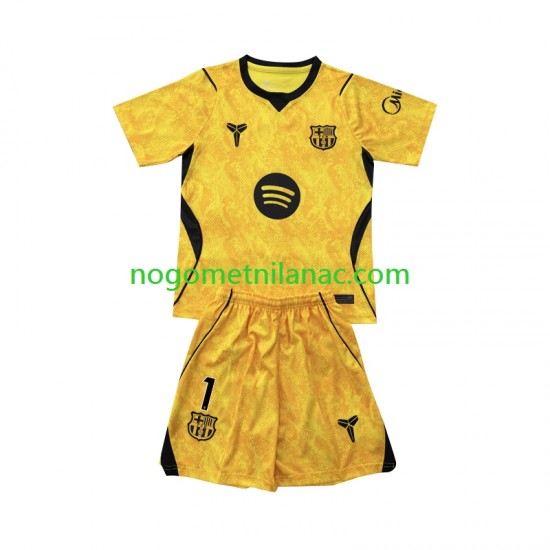 Golmanski Dres - Dres FC Barcelona Joan Garcia 1 Četvrti 2026-2027 Kratkih Rukava - Dječji